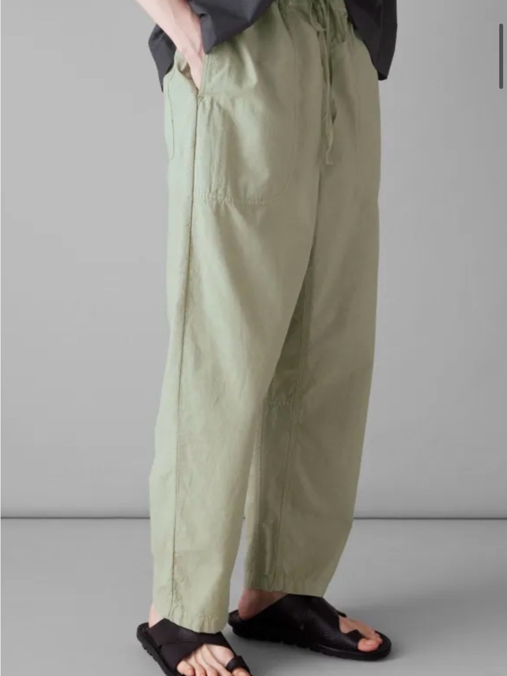 TOAST Women’s Suki Cotton Linen Sage Green Wide Leg Relaxed Pants Size XL NWT